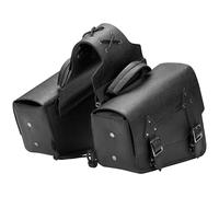 DSPOLIMV Motorcycle Saddle Bag Compatible with Sportster 883 1200 for Softail Low Rider S for Cruiser for Dyna Motorcycle Saddlebags Side Bags Storagebag Universal