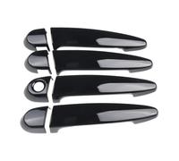 DSPOLIMV Outer Door Handle Cap Compatible with BMW for E87 E90 E91 E92 E93 F30 Car Gloss Black Carbon Fiber Door Handle Covers Trim Car Parts Accessories