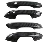 DSPOLIMV Outer Door Handle Cap Compatible with BYD for Song for Plus DM-i EV 2023-2025 4Pcs Car Exterior Side Door Handle Cover Trim LHD Carbon Fiber Parts(Carbon Fiber Finish)