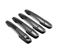 DSPOLIMV Outer Door Handle Cap Compatible with Mazda for 6 2002-2008 RX8 2004-2011 CX7 2007-2013 Car Door Handle Cover Exterior Trim Left Right Front Rear(Black)