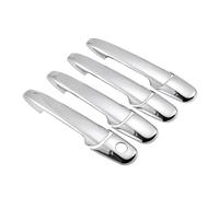 DSPOLIMV Outer Door Handle Cap Compatible with Mazda for 6 2002-2008 RX8 2004-2011 CX7 2007-2013 Car Door Handle Cover Exterior Trim Left Right Front Rear(Silver)