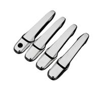 DSPOLIMV Outer Door Handle Cap Compatible with Mazda for CX-7 / CX-9 2007-2015 CX7 CX9 Black Chrome Car Door Handle Cover Trim Stickers Styling Accessories(Silver)