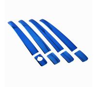 DSPOLIMV Outer Door Handle Cap Compatible with Opel for Zafira B 2005-2011 for Tourer C 2012-2017 Stainless Steel Car Door Handle Cover Trim Accessories(Blue)