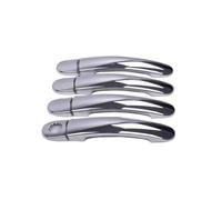 DSPOLIMV Outer Door Handle Cap Compatible with Seat for Leon for Ibiza for Altea 2009 2010 2011 2012 2013 2014 2015 2016 Chrome Door Handle Cover Trim Overlays