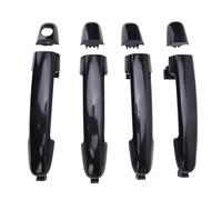 DSPOLIMV Outer Door Handle Cap Compatible with Sonata for NF 2006-2010 Car Exterior Door Handles Set Black Direct Replacement Outer Door Handle 82652-3K000