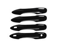 DSPOLIMV Outer Door Handle Cap Compatible with Toyota for Camry for Hybrid 2018-2023 4 PCS ABS Anti-Rust Chrome Car Door Handle Cover Exterior Decoration(Black)