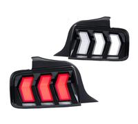 DSPOLIMV Rear Light Assemblies Compatible With For Mustang S-197 2005-2009 Dynamic Animation Sequential Turn Signal Rear Lamps Tail Lights