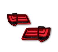 DSPOLIMV Rear Light Assemblies Compatible With Toyota For Fortuner 2012-2015 Rear Tail Lights DRL Brake Turn Signal Light Car Accessories Tail Lamps Assembly(Red)