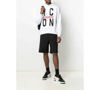 Dsquared Big Icon Printed logo Hoodie in White - XXL - White