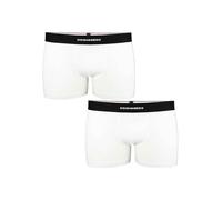 DSquared2 2-Pack Boxer Trunks, White - Small