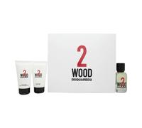 DSquared² 2 Wood Gift Set 50ml EDT + 50ml Shower Gel + 50ml Body Lotion