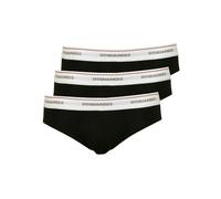 Dsquared2 3-Pack Jersey Cotton Stretch Low-rise Briefs, Black - X-Large