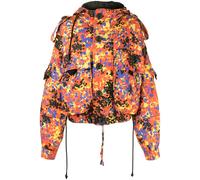DSQUARED2 abstract print hooded jacket - Orange 40-42