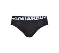 Dsquared2 Angled Logo Low-Rise Brief, Black/white - XX-Large
