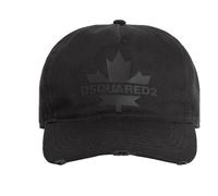 Dsquared2 Baseball Cap Black Leaf Cap Icon Hat Baseball Cap