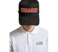 Dsquared2 Baseball Cap Hat Cap Icon Pink Black Logo Embroidered Adjustable