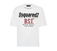 Dsquared2 Bloody Sweat Tears White T-Shirt - M