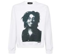 Dsquared2 Bob Marley Cool Fit White Sweatshirt - L