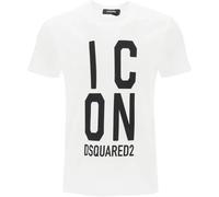Dsquared2 Bold Icon Logo Cool Fit T-Shirt - White - XS