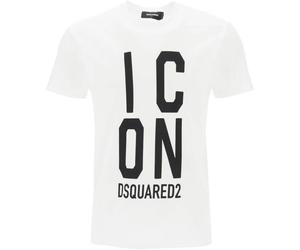 Dsquared2 Bold Icon Logo Cool Fit T-Shirt - White - XS