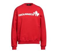 Dsquared2 Bold Maple Leaf Logo Red Sweatshirt - L