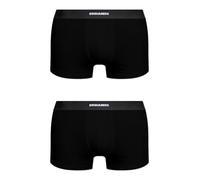 DSQUARED2 Boxer Twin Pack Trunk DCX210070 (IT, Text, M, Regular, Regular, 001 - Black)