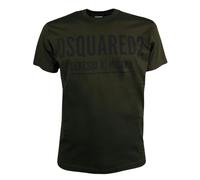 Dsquared2 Cool Fit Large Ceresio 9 Print Logo T-Shirt - Military Green - S