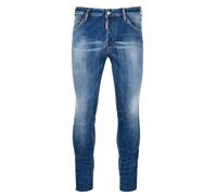 Dsquared2 Cool Guy Cropped Blue Denim Pants - W36 - W36