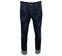 Dsquared2 Cool Guy Cropped Dark Blue Denim Pants - W38 - W38