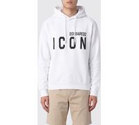 DSQUARED2 Cotton Hoodie with Contrast Logo and Drawstring - Size: XL - male