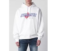 DSQUARED2 Cotton Hoodie with Logo - Size: L - male