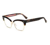 Dsquared2 D2 0024 Women's Glasses, Tortoiseshell, Size 54
