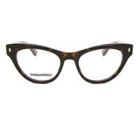 Dsquared2 D2 0026 Women's Glasses, Tortoiseshell, Size 49