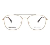Dsquared2 D2 0047 Men's Glasses, Gold, Size 56