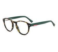 Dsquared2 D2 0049 Men's Glasses, Tortoiseshell, Size 51