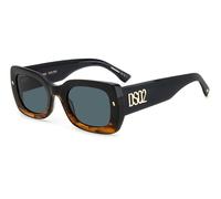 Dsquared2 D2 0061/S EX4/KU Man Sunglasses Acetate Brown Blue Geometric