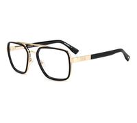 Dsquared2 D2 0064 RHL Man Optical frames Acetate Gold / Black Squared