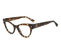 Dsquared2 D2 0070 Women's Glasses, Tortoiseshell, Size 49