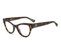 Dsquared2 D2 0070 Women's Glasses, Tortoiseshell, Size 49