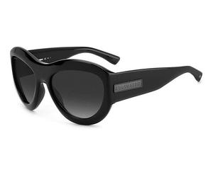 Dsquared2 D2 0072/S 807/9O Men's Sunglasses Black Size 59
