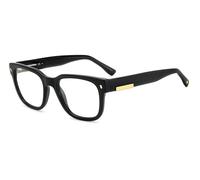 Dsquared2 D2 0074 807 Man Optical frames Plastic Black Squared