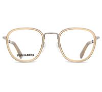Dsquared2 D2 0076 Men's Glasses, Brown, Size 49