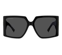 DSquared2 Women's Round Sunglasses 56 cm Black
