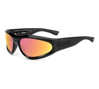 Dsquared2 D2 0101/S 3H2/VQ Men's Sunglasses Black Size 67