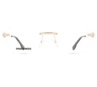 Dsquared2 D2 0102 Men's Glasses, Gold, Size 58