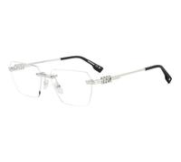 Dsquared2 D2 0102 Men's Glasses, Silver, Size 58