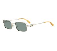 Dsquared2 D2 0104/S KTU/QT Man Sunglasses Metal Palladium Green Squared Normal