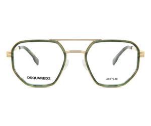 Dsquared2 D2 0111 Men's Glasses, Green, Size 52