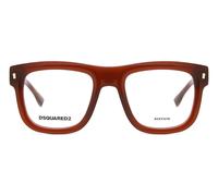 Dsquared2 D2 0114 Men's Glasses, Brown, Size 50