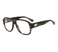 Dsquared2 D2 0125 2W8 Man Optical frames Acetate Gray horn Squared